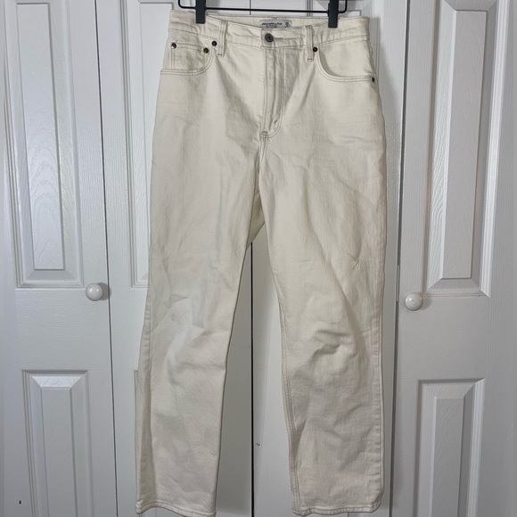 Abercrombie & Fitch Denim - Abercrombie 90s straight ultra high rise jeans